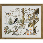 Набор для вышивания крестом Eva Rosenstand "Кормушка для птиц"