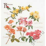 Набор для вышивания крестом Thea Gouverneur "Группа цветов розы"