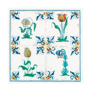 Набор для вышивания крестом Thea Gouverneur "Античная плитка, цветы"