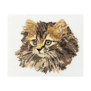 Набор для вышивания крестом Thea Gouverneur "Длинношерстная кошка"