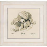 Набор для вышивания крестом Vervaco "Малыш с плюшевым мишкой"