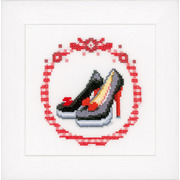 Набор для вышивания крестом Vervaco "Черные туфли-лодочки"