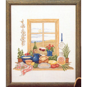 Набор для вышивания крестом Oehlenschlager "Кухонное окно"