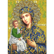 Набор для вышивания бисером Вышиваем бисером "Богородица Иерусалимская"