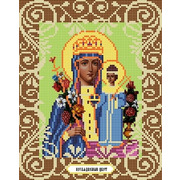 Ткань с рисунком для вышивки бисером Божья коровка "Богородица Неувядаемый Цвет"