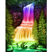 Набор для выкладывания мозаики Алмазная живопись "Радужный водопад"