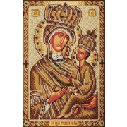 Набор для вышивания бисером Радуга бисера (Кроше) "Богородица Тихвинская"