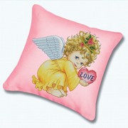 Набор для вышивания крестом Белоснежка подушки "Маленький ангел"