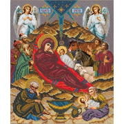 Набор для вышивания бисером Русская искусница "Рождество Христово"