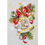 Набор для вышивания крестом Чудесная игла "Рождественский колокольчик"