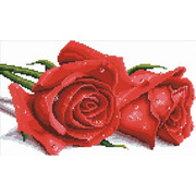 Набор для вышивания крестом Белоснежка "Красные розы"
