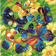 Набор для выкладывания мозаики Риолис "Яркие бабочки"