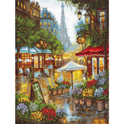 Набор для вышивания крестом Letistitch "Весенние цветы. Париж"