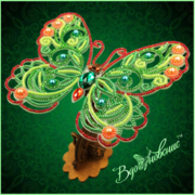 Набор для вышивания бисером Вдохновение "Ажурная бабочка 085"