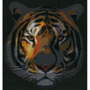Набор для вышивания крестом Nitex "Тигр в ночи"