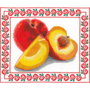 Набор для вышивания крестом Nitex "Спелый персик"