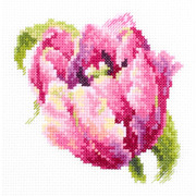 Набор для вышивания крестом Чудесная игла "Розовый тюльпан"