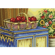 Набор для вышивания крестом Белоснежка "Корзинка с яблоками"