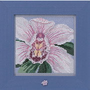 Набор для вышивания бисером MILL HILL "Белая орхидея"