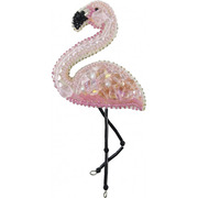 Аксессуары Crystal Art Набор для изготовления броши "Фламинго"