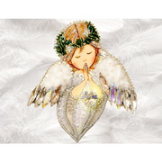 Набор для вышивания бисером Образа в каменьях "Ангел любви"