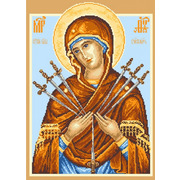 Набор для вышивания крестом Матрёнин посад "Икона Богородица Семистрельная"