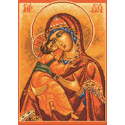 Набор для вышивания крестом Матрёнин посад "Икона Владимирская Богородица"