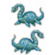 Набор для вышивания крестом Жар-птица (от МП-Студии) "Динозавры. Плезиозавр"
