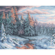 Набор для выкладывания мозаики Brilliart (от МП Студии) "Зимний закат"