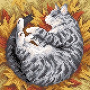 Набор для выкладывания мозаики Brilliart (от МП Студии) "Полосатая осень"