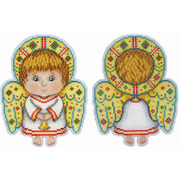 Набор для вышивания крестом Жар-птица (от МП-Студии) "Ангел-хранитель"