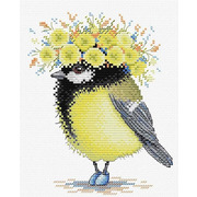Набор для вышивания крестом Жар-птица (от МП-Студии) "Солнечная пташки"