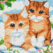 Набор для выкладывания мозаики Белоснежка "Рыжие котята"