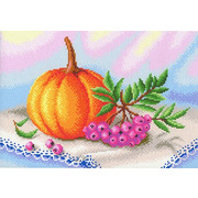 Канва с нанесенным рисунком М.П. Студия "Осенние дары"