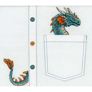Набор для вышивания крестом Жар-птица (от МП-Студии) "Благородный дракон"