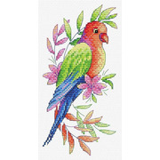 Набор для вышивания крестом Жар-птица (от МП-Студии) "Попугай"