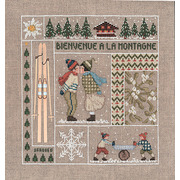 Набор для вышивания крестом Le Bonheur Des Dames "Добро пожаловать Январь"