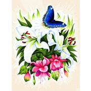 Набор для раскрашивания Белоснежка "Бабочка в ботаническом саду"