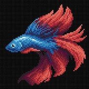 Набор для выкладывания мозаики Brilliart (от МП Студии) "Рыбка красная"