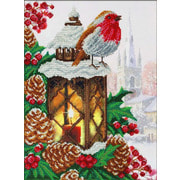 Набор для вышивания бисером Паутинка "Рождественский фонарик"