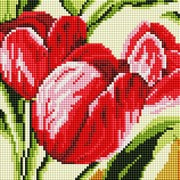 Набор для выкладывания мозаики Белоснежка "Тюльпаны"