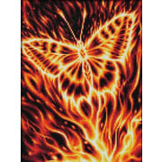 Набор для выкладывания мозаики Алмазная живопись "Огненная бабочка"