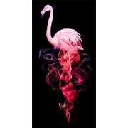 Набор для выкладывания мозаики Алмазная живопись "Фламинго в дыму"