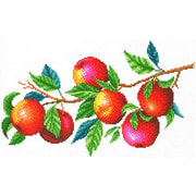 Канва с нанесенным рисунком М.П. Студия "Урожай яблок"