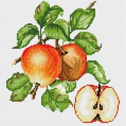 Набор для выкладывания мозаики Белоснежка "Яблочки"