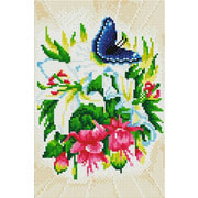Набор для выкладывания мозаики Белоснежка "Бабочка в ботаническом саду"