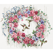 Набор для вышивания крестом Letistitch "Hummingbird Wreath"