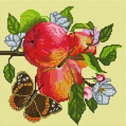 Набор для выкладывания мозаики Белоснежка "Яблоки на ветке"