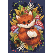 Набор для выкладывания мозаики Brilliart (от МП Студии) "Осенняя лисица"