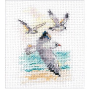 Набор для вышивания крестом Алиса "Ветер с моря. Чайки"